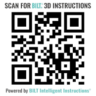 QR code on product detail page that leads shoppers to the product assembly instructions